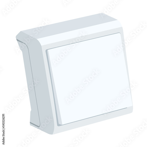 Modern electric switch on w...