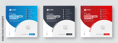 Digital marketing banner design template. Digital business marketing social media post template. Social media banner design template. Social media post design. Social media bundle design. Web banner