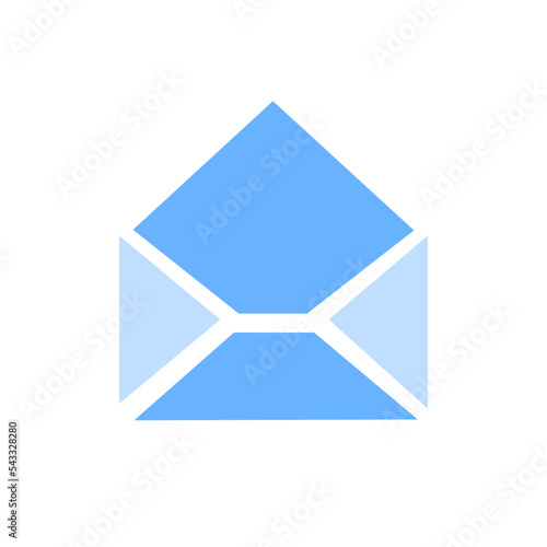 blue mail icon