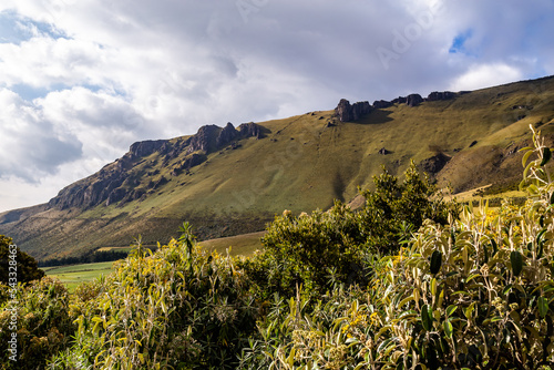 Andean sunset photo