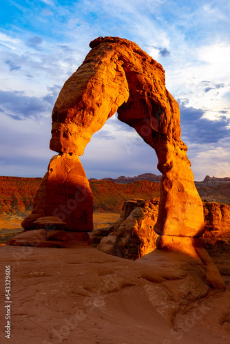 Print op canvas Delicate Arch at Arches National Park