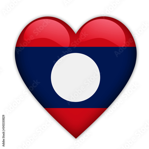 Lao PDR Flag Love Symbol Free Download Lao PDR Flag Love Symbol - GFXLoad