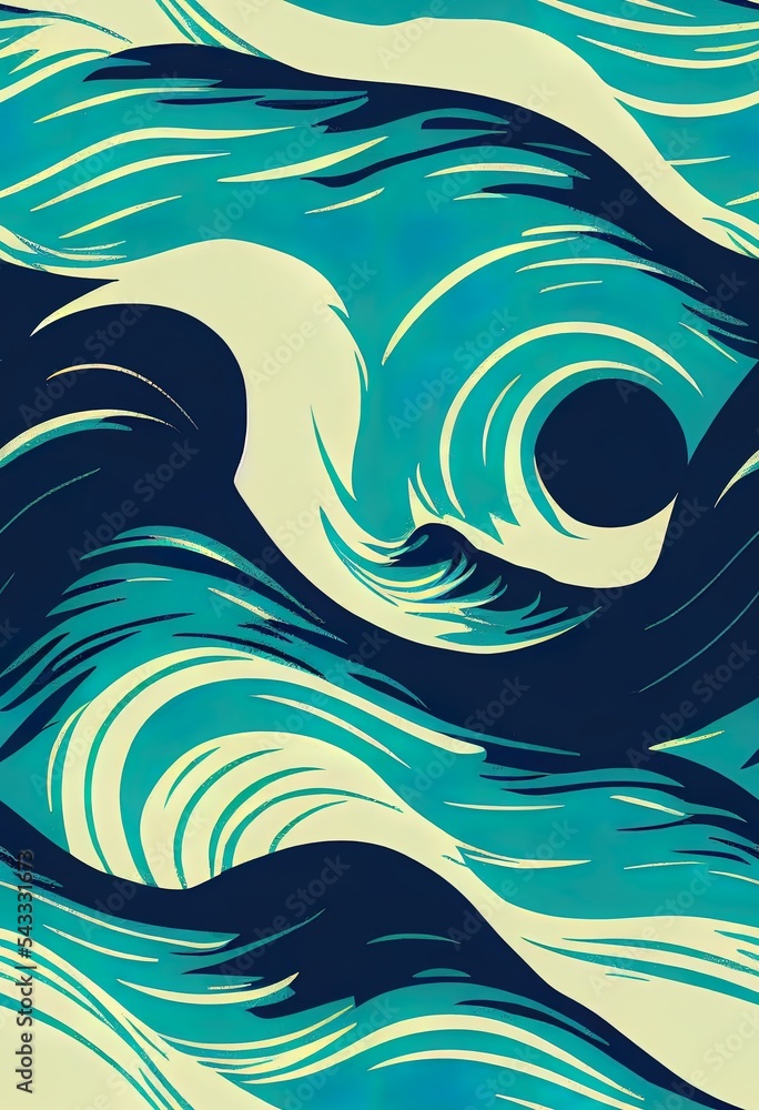 Wave rider west coast California surfing team grunge abstract 2d illustrated seamless pattern for children wear Wave rider west coast California surfing team grunge abstract 2d illustrated seamless pattern for children wear