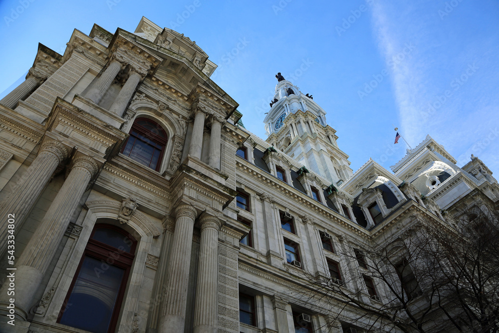 Fototapeta premium View at City Hall - Philadelphia