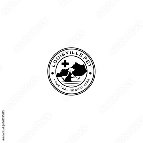 louisville pet logo design .
