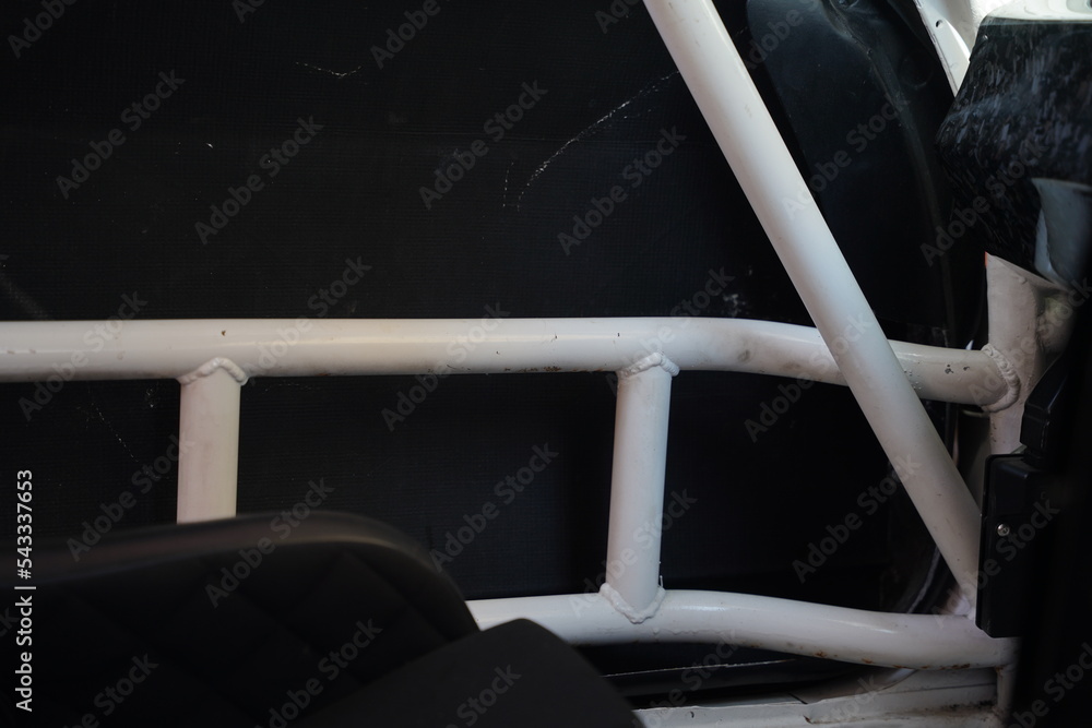 Race car's roll cage design and detail Stock Photo Adobe Stock