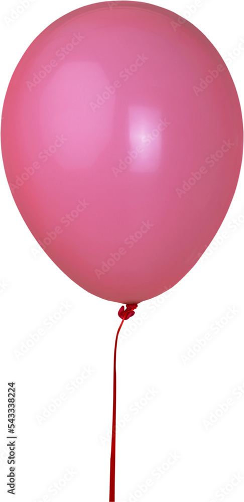 Single balloon - isolated image Single balloon - isolated image