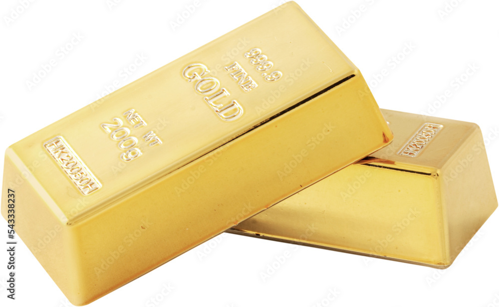 Stack of big Gold Ingots