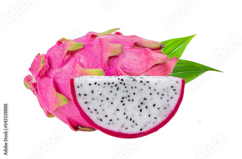 Dragon fruit isolated on transparent png