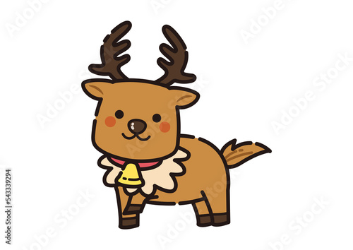 トナカイのイラスト／PNG