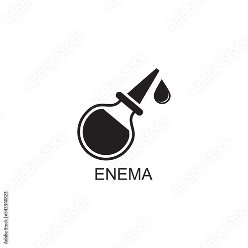 enema icon , medical icon vector