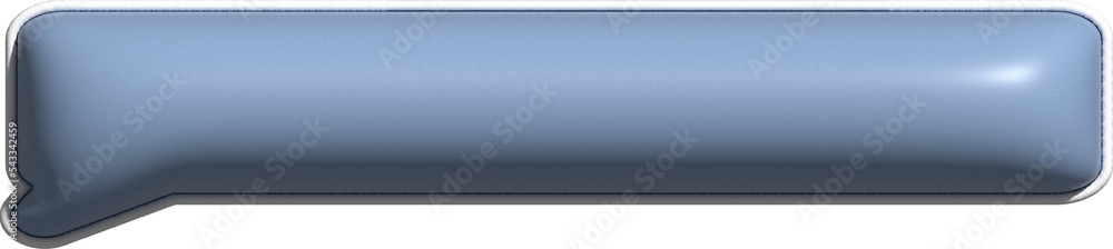 cute 3d blue speech bubble, text box decoration cute 3d blue speech bubble, text box decoration