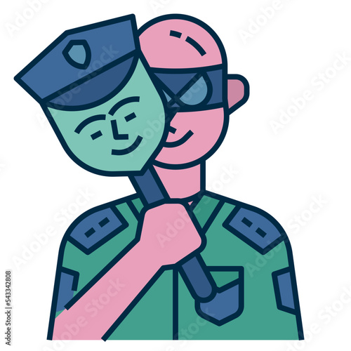 fake cop icon