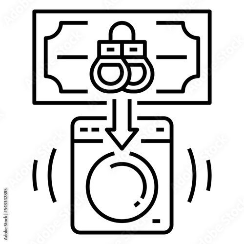money laundering icon