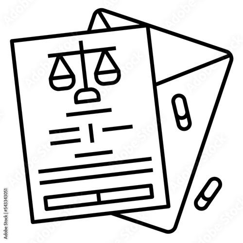 subpoena icon