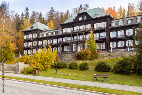  sanatorium, spa town Karlova Studanka, Jeseniky mountains, Czech republic photo