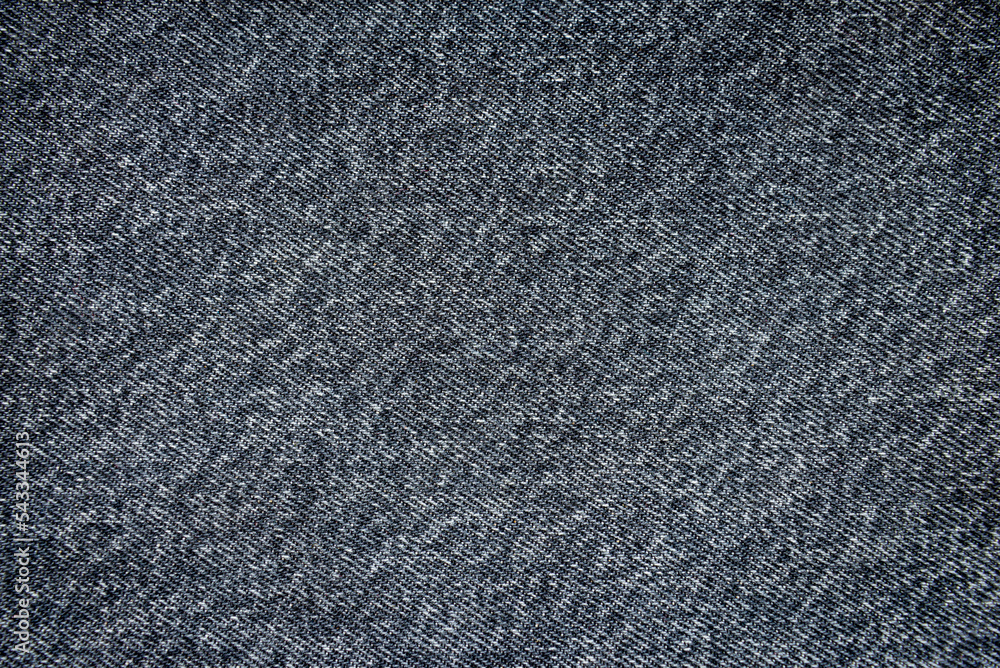 Dark gray denim texture background