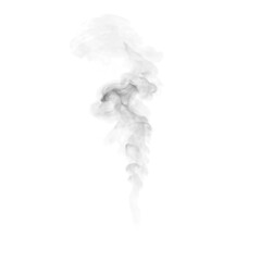 blue smoke on white transparent