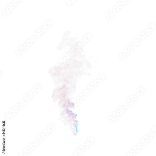 smoke on white transparent background