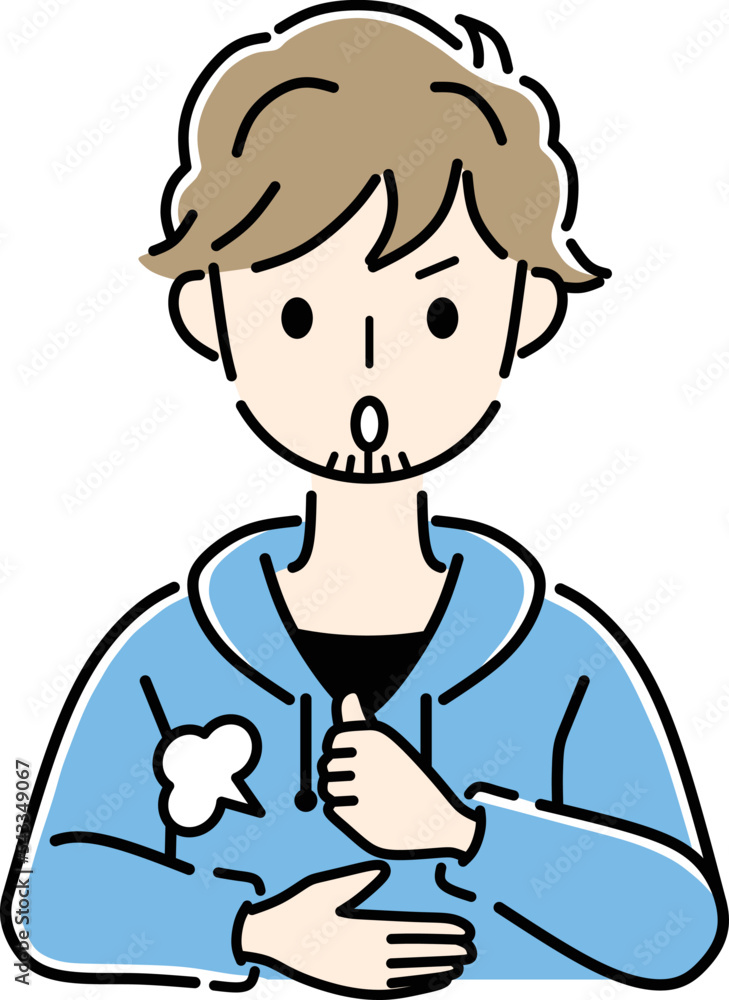 なるほど　納得　男性