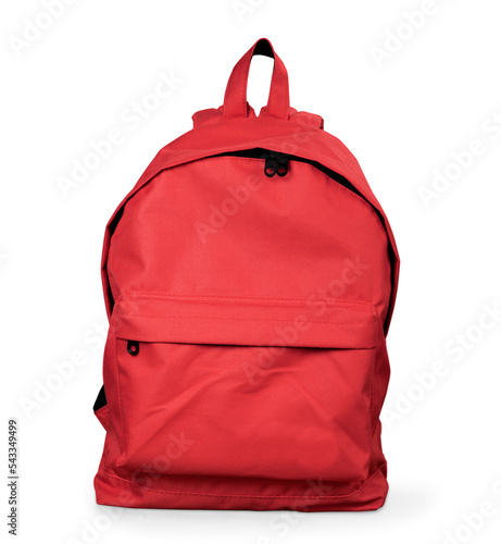 Colorful classic stylish school backpacks photo