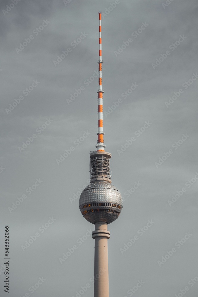 Naklejka premium Famous buildings of Berlin in late September