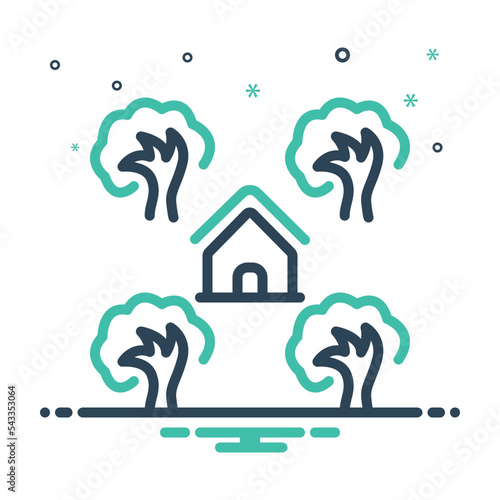 Mix icon for surrounding