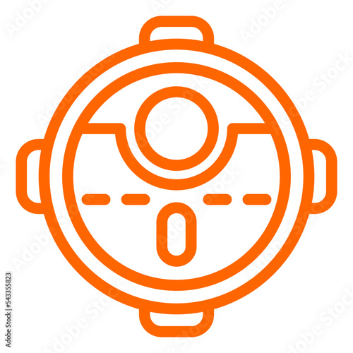 Robotic Vaccum Icon Style