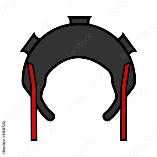 Bulgarian bag pictogram vector illustration.