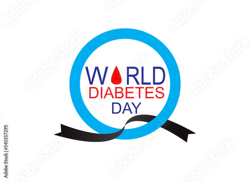 world diabetes day vector