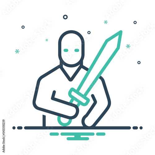 Mix icon for fighter