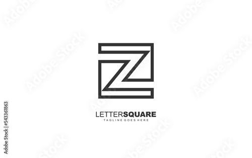 Z letter logo abstract for identity company. Alphabet template vector illustration for your brand.