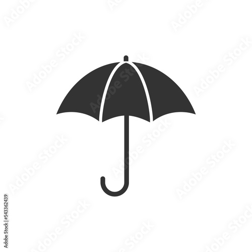 simple umbrella icon for rainy season