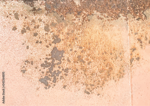 Texture de tôle rouillée réaliste de vecteur. Panneau de fer à la corrosion, modèle sans couture. Ancienne structure métallique 3d sale. Mur en détresse grunge. Matériau désordonné fissuré. 