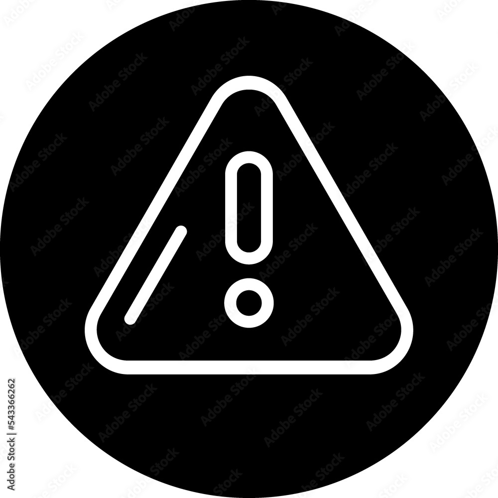 Warning, caution line icon. Danger Warning, caution line icon. Danger