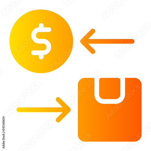 purchasing gradient icon