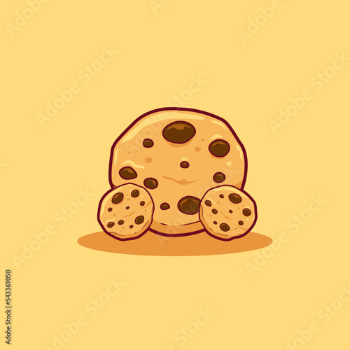 group of cookies illustration vector