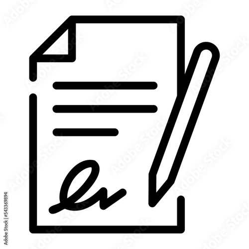 contract line icon