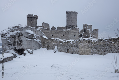Ruins of the medieval castle in Ogrodzieniec