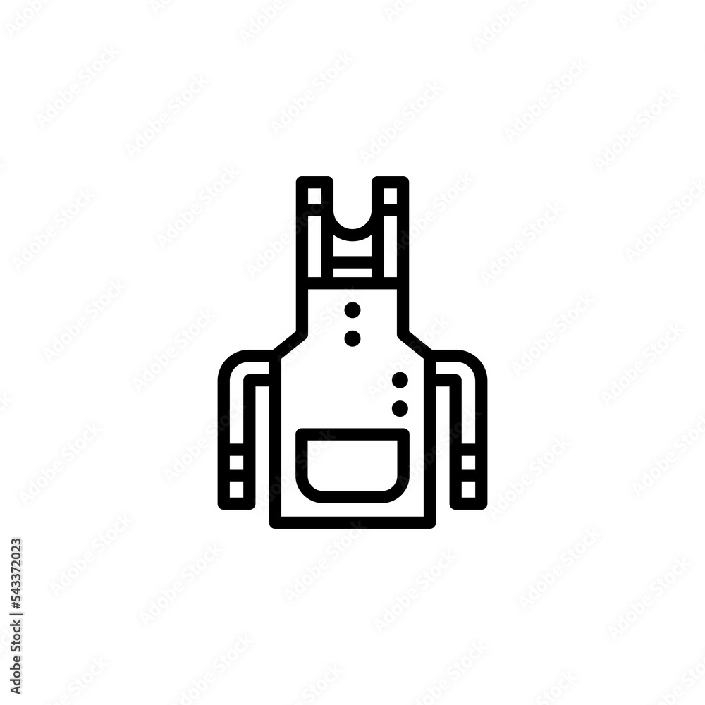 apron vector icon. bakery icon outline style. perfect use for logo, presentation, website, and more. simple modern icon design line style apron vector icon. bakery icon outline style. perfect use for logo, presentation, website, and more. simple modern icon design line style