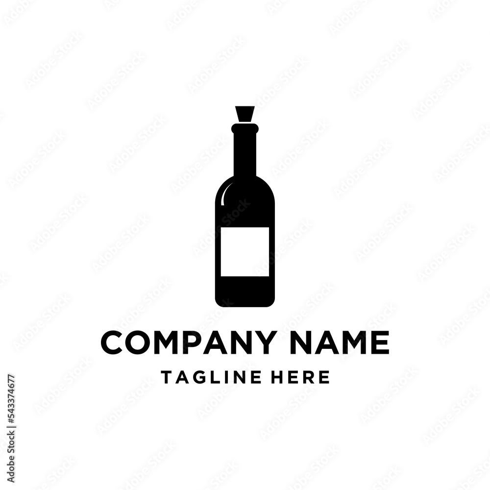 Bottle Logo Design, Bottle Logo Maker Vector