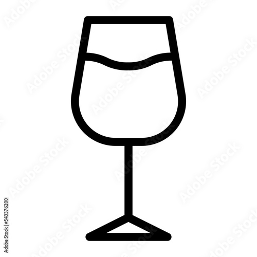 empty wine glass