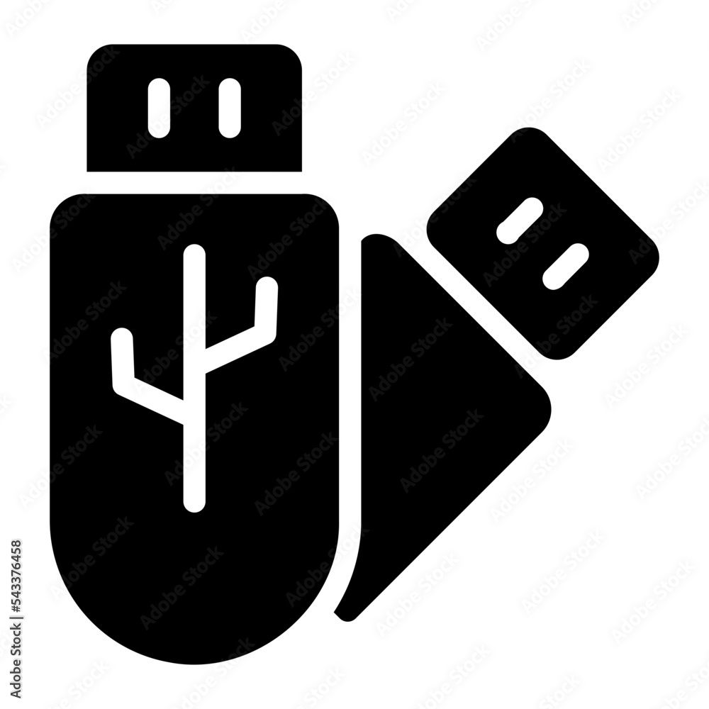 pendrive glyph icon pendrive glyph icon