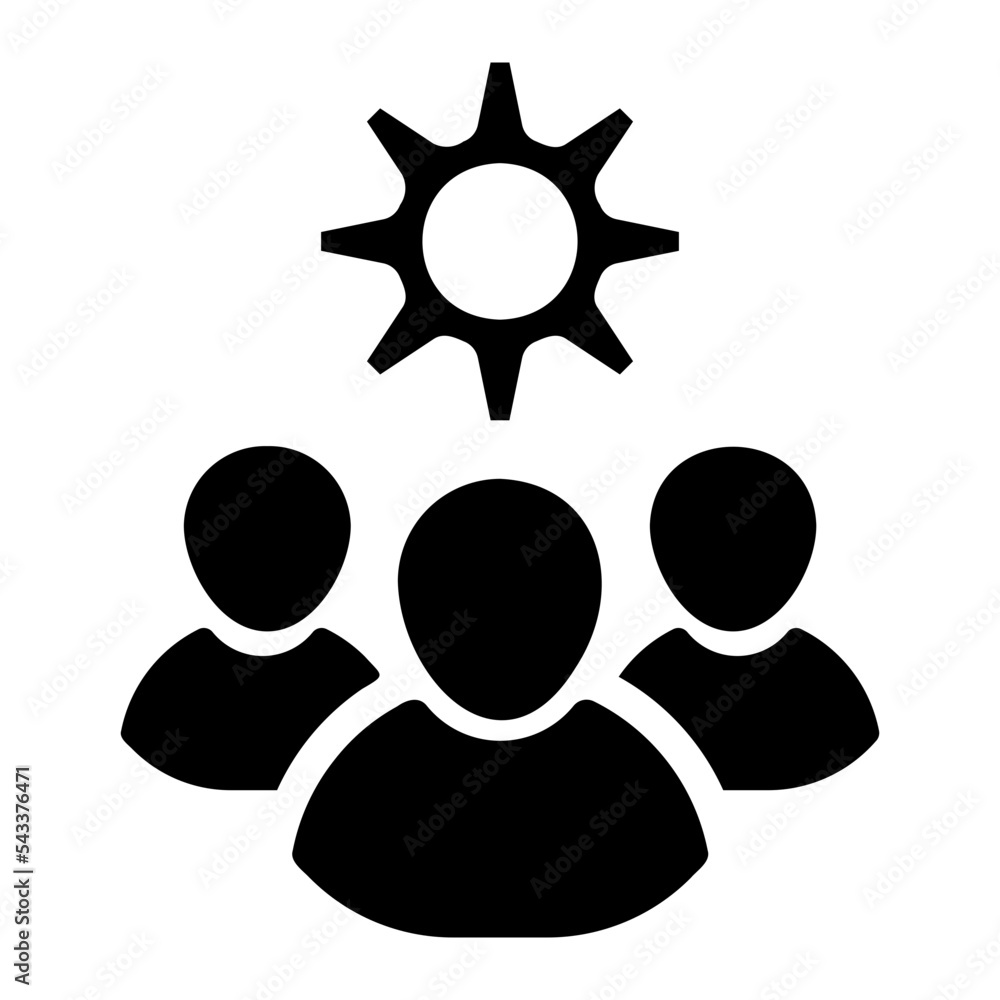 teamwork glyph icon teamwork glyph icon