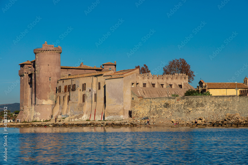 Castello di Santa Severa, Santa Marinella, Lazio, italia.