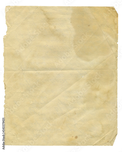 Texture of old yellowed paper