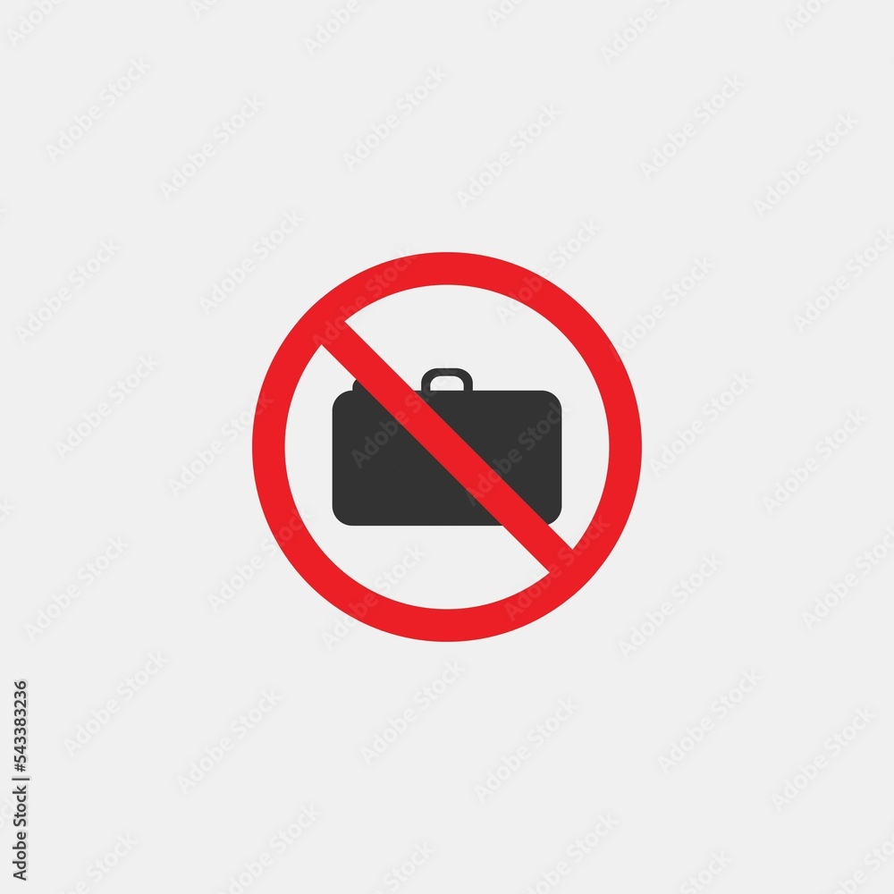 No_camera vector icon illustration sign No_camera vector icon illustration sign