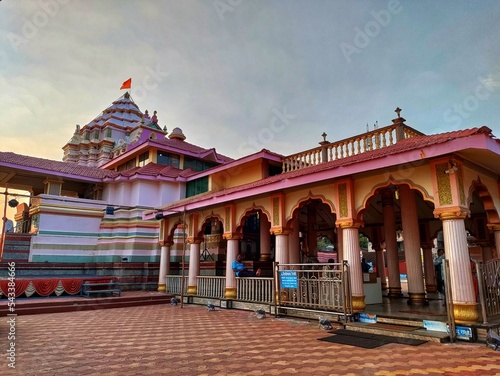 Devgad, Sindhudurg, Maharashtra, India - Sri Kunkeshwar Temple, This temple is dedicated to Lord Shiva  at konkan or Coastal Maharashtra. Near  kunkeshwar Beach. photo