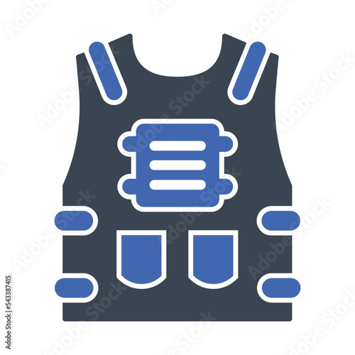Army vest icon