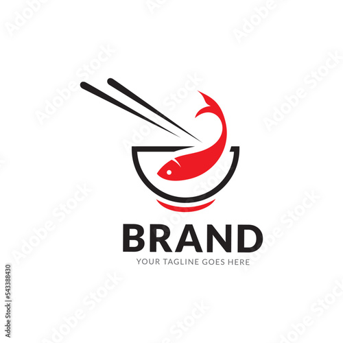Modern New Gofood Partnership Template Vector Logo photo